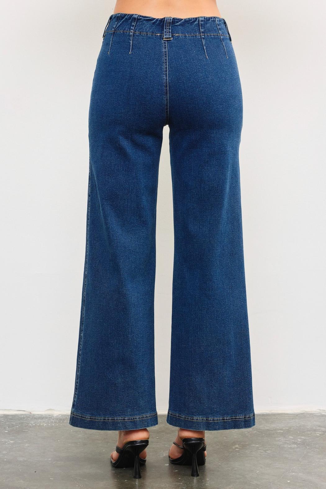 Wide Leg Denim Pant Product Image