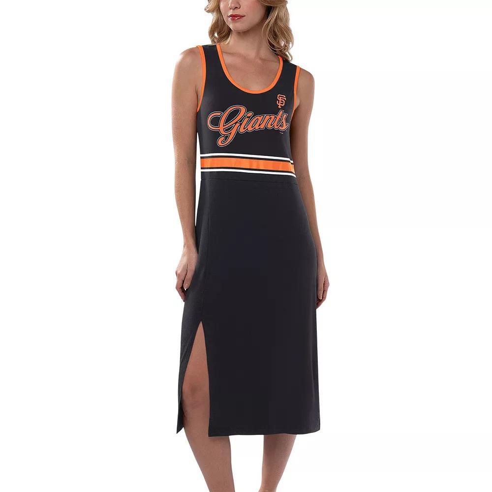 Women's G-III 4Her by Carl Banks Black San Francisco Giants Main Field Maxi Dress, Size: Large Product Image