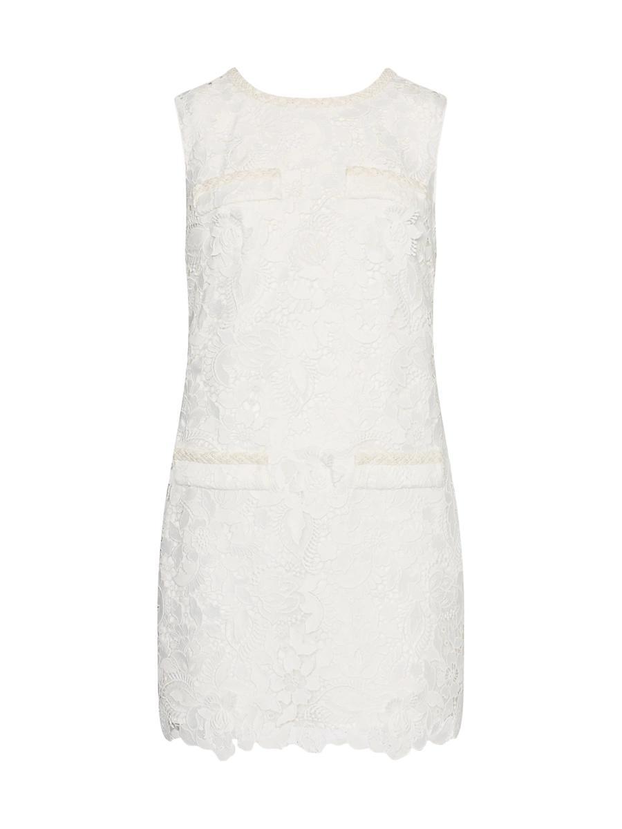 Womens Garden Lace Sheath Minidress Product Image