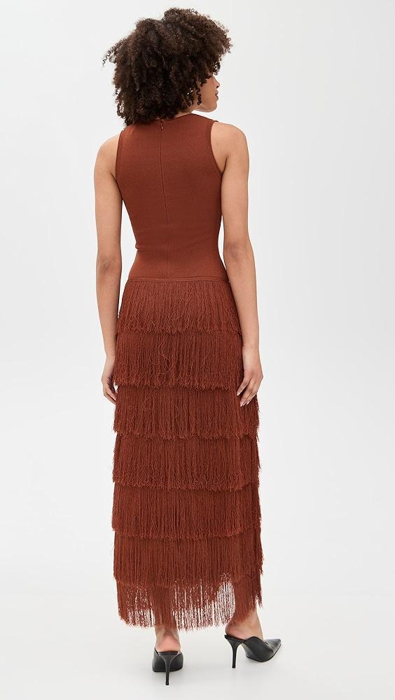 AKNVAS Donzetta Knit Fringe Dress | Shopbop Product Image