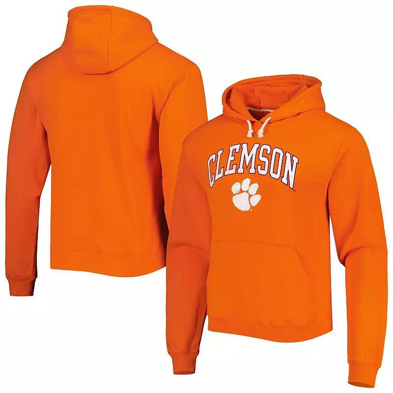 Men's League Collegiate Wear Orange Clemson Tigers Arch Essential Pullover Hoodie,  Product Image