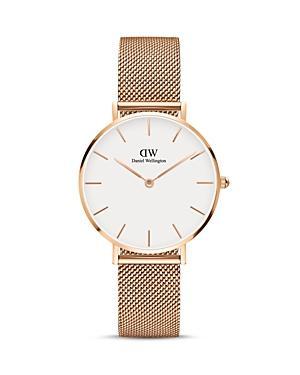 Daniel Wellington Womens Petite Melrose Rose Gold-Tone Stainless Steel Watch 32mm Product Image