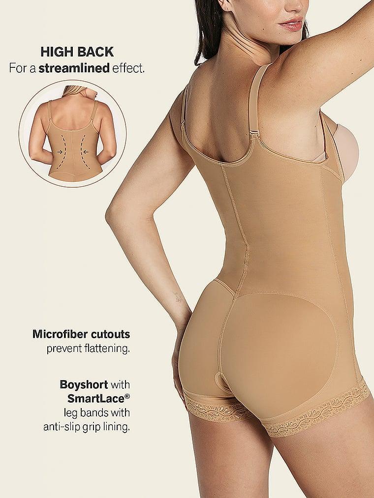 Firm Compression Open Bust Body Shaper Boyshorts Product Image