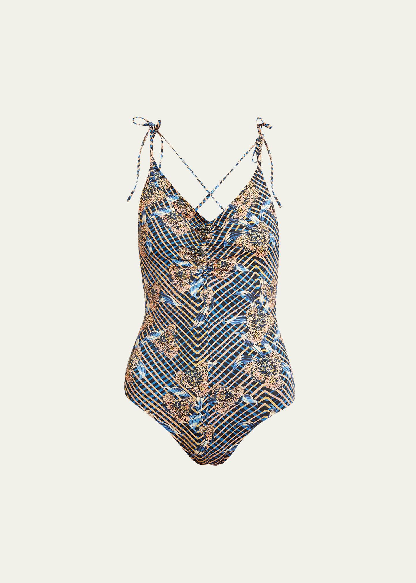 Womens Dali Printed One-Piece Swimsuit Product Image