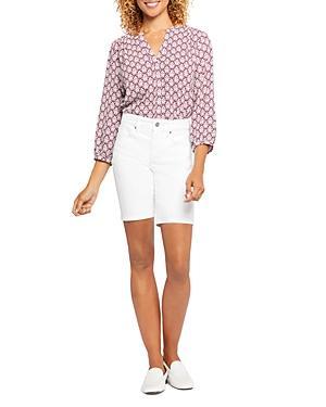 Nydj Ella Side Slit Bermuda Shorts Product Image