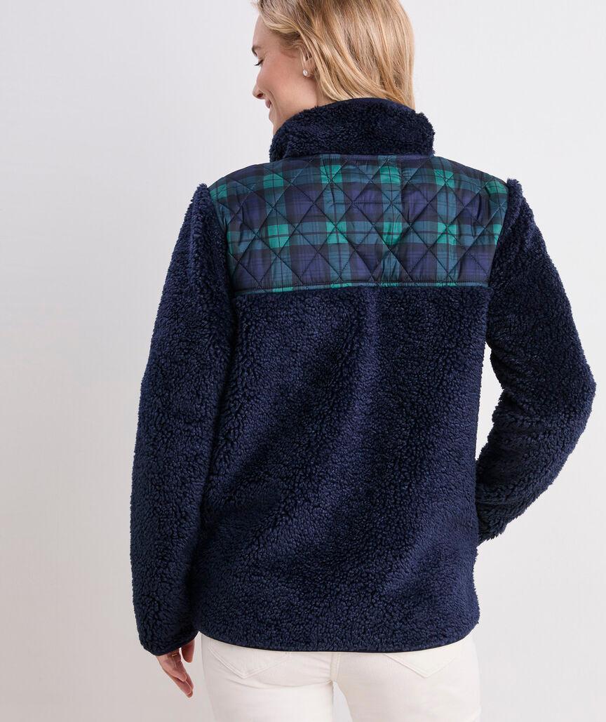 Heritage High-Pile Fleece Mixed Print Jacket Product Image