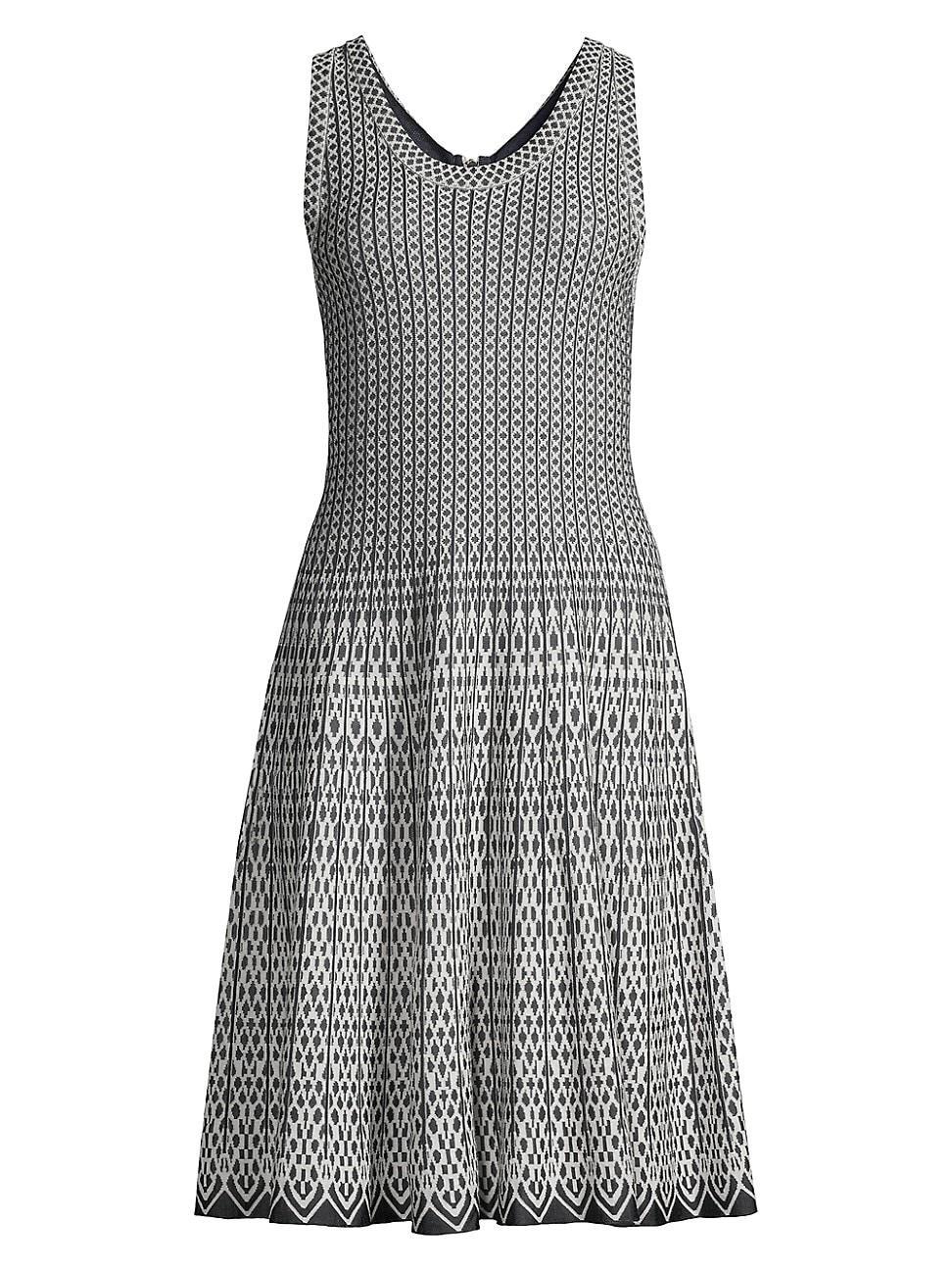 Womens Heritage Twirl Jacquard Mini-Dress Product Image