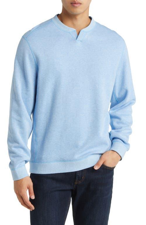 Tommy Bahama Flip Coast Abaco (Blue Note Heather) Men's Sweatshirt Product Image