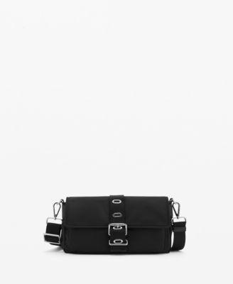 Mango Womens Buckle Detail Shoulder Bag Product Image