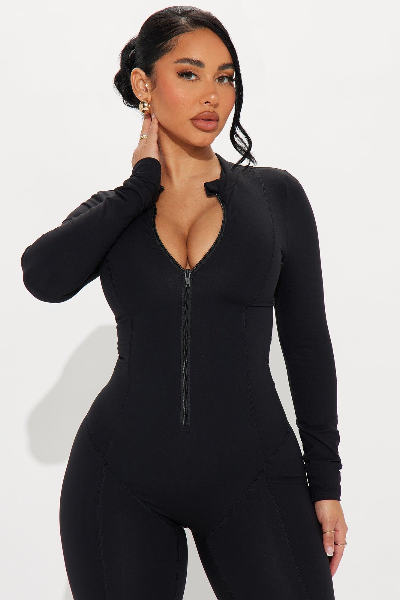 In Alignment Super Soft Active Jumpsuit - Black Product Image