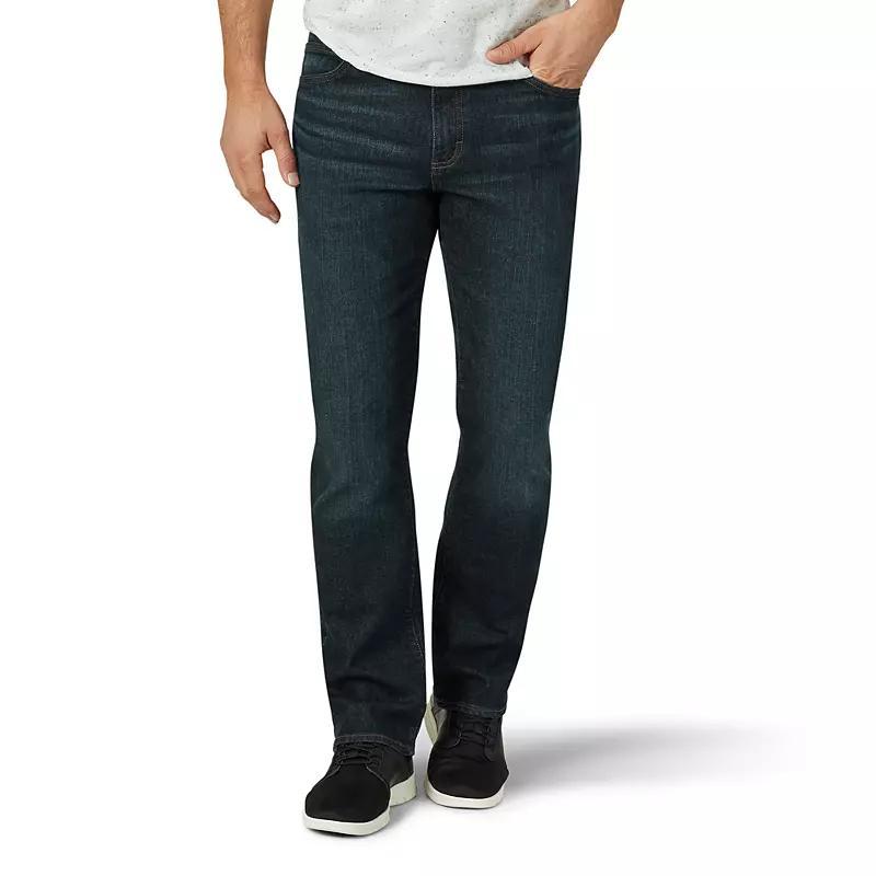 Mens Lee Extreme Motion Regular-Fit Jeans Black Product Image