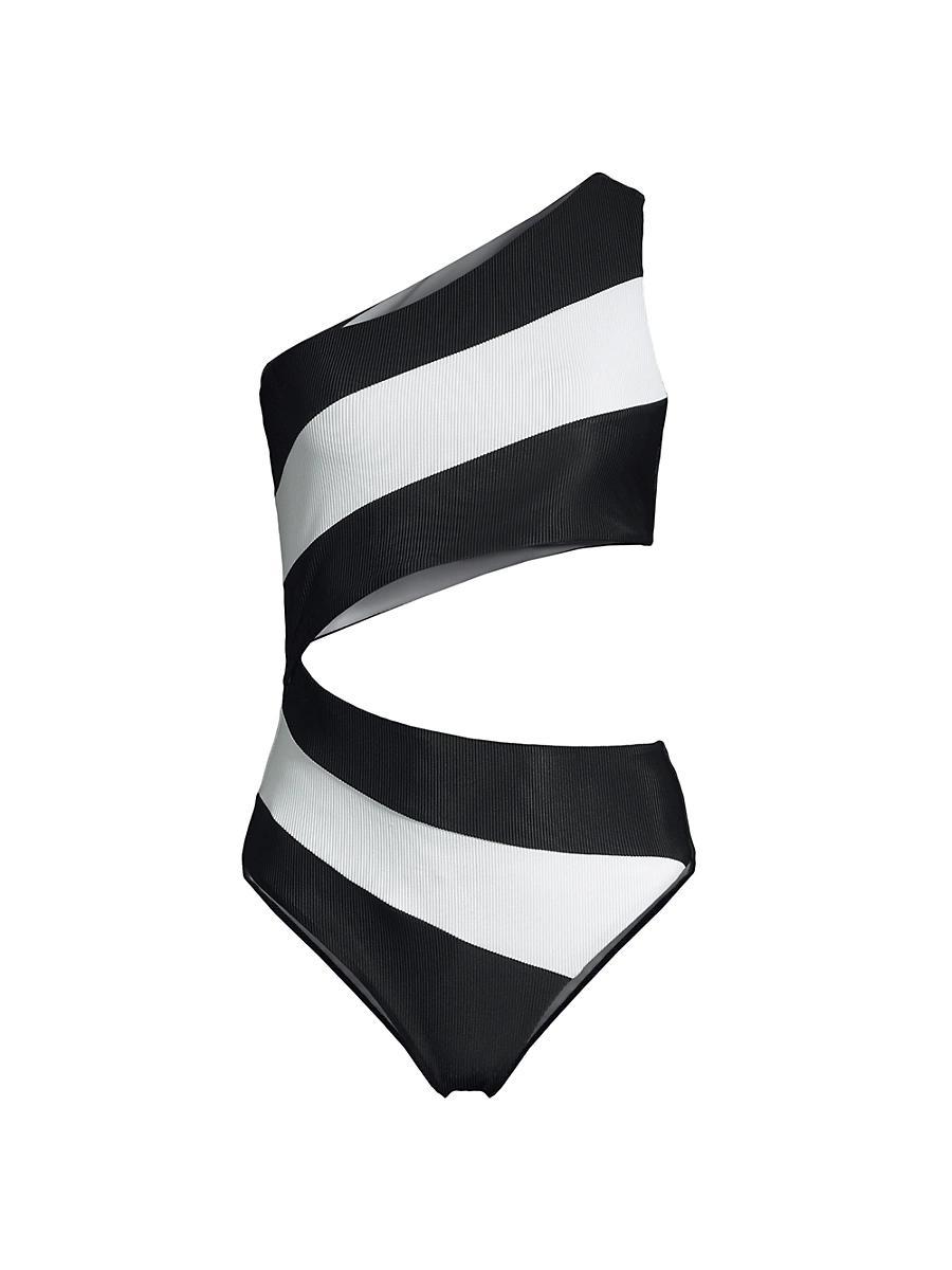 Womens Joyce Cut-Put One-Piece Swimsuit Product Image