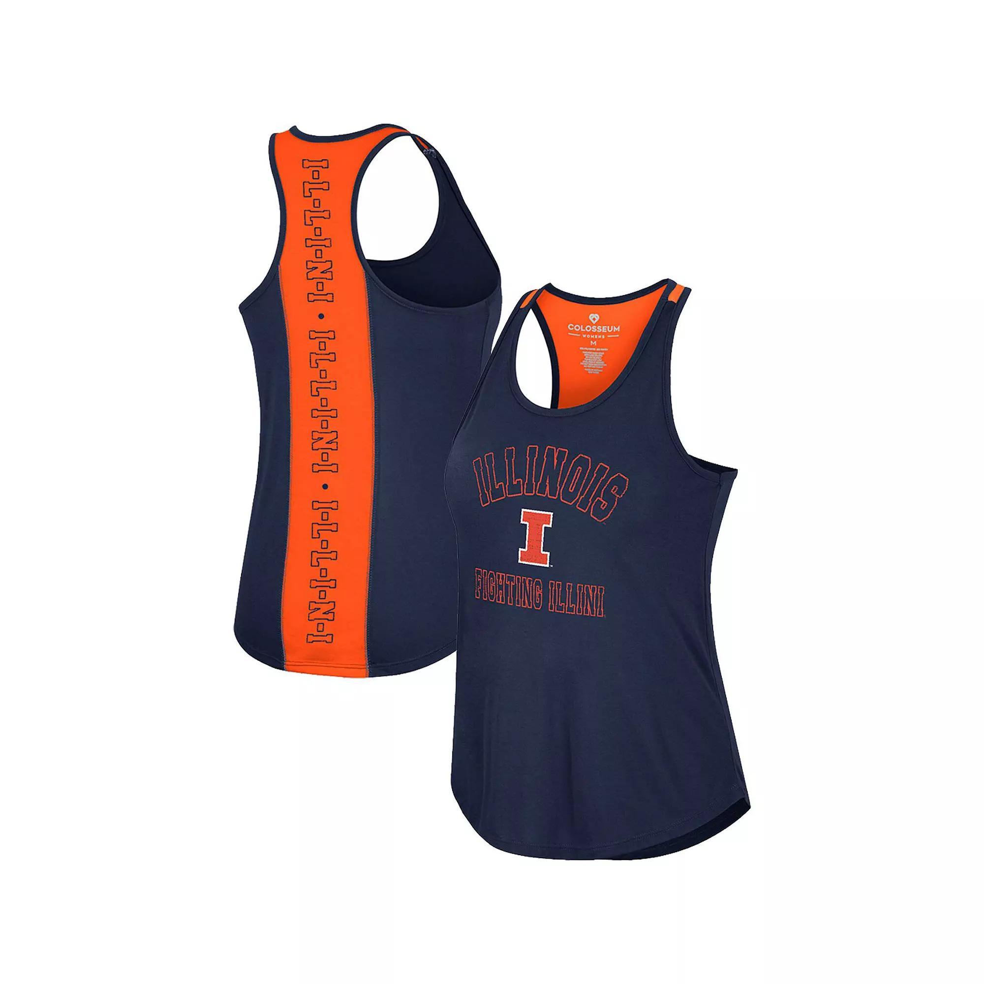 Women's Colosseum Royal Florida Gators 10 Days Racerback Scoop Neck Tank Top, Size: Large, Blue Product Image