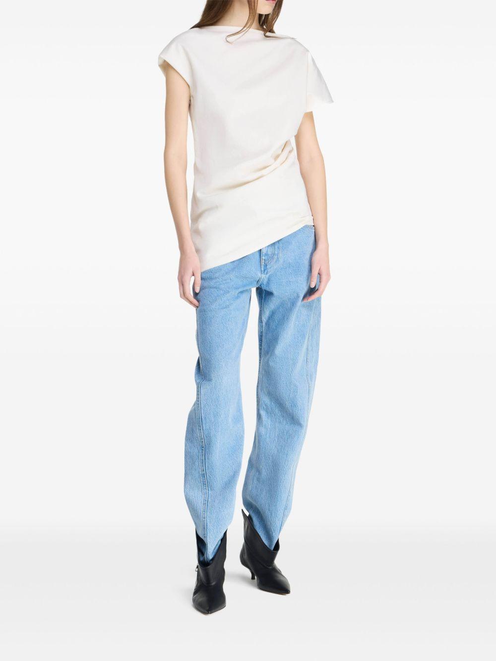 asymmetric draped top Product Image
