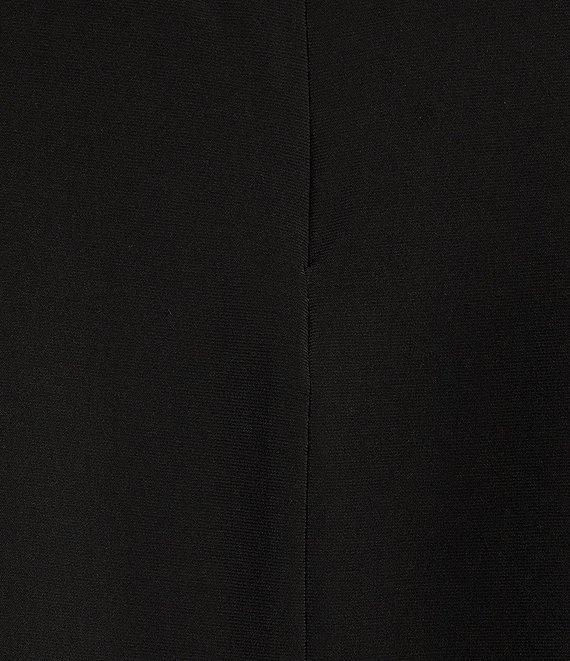 Caroline Rose Stretch Knit Jersey Mock Neck Sleeveless Tank Top Product Image