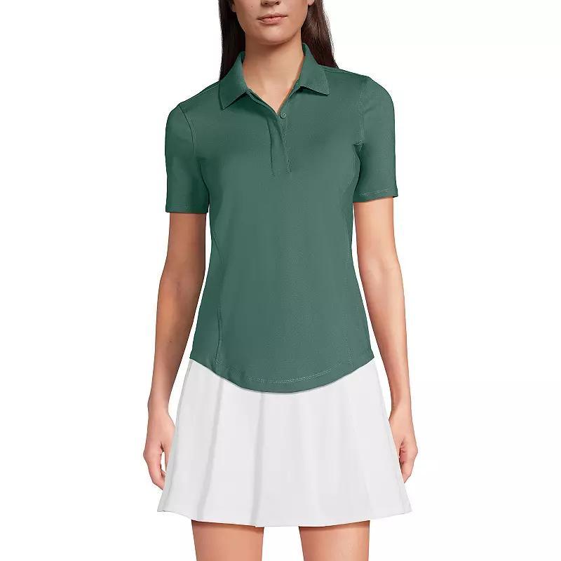 Women's Lands' End Short Sleeve High Impact Polo Top,  Product Image