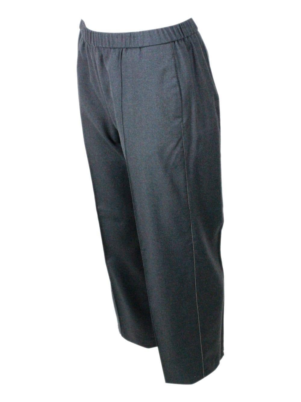 FABIANA FILIPPI Trousers In Grey Product Image