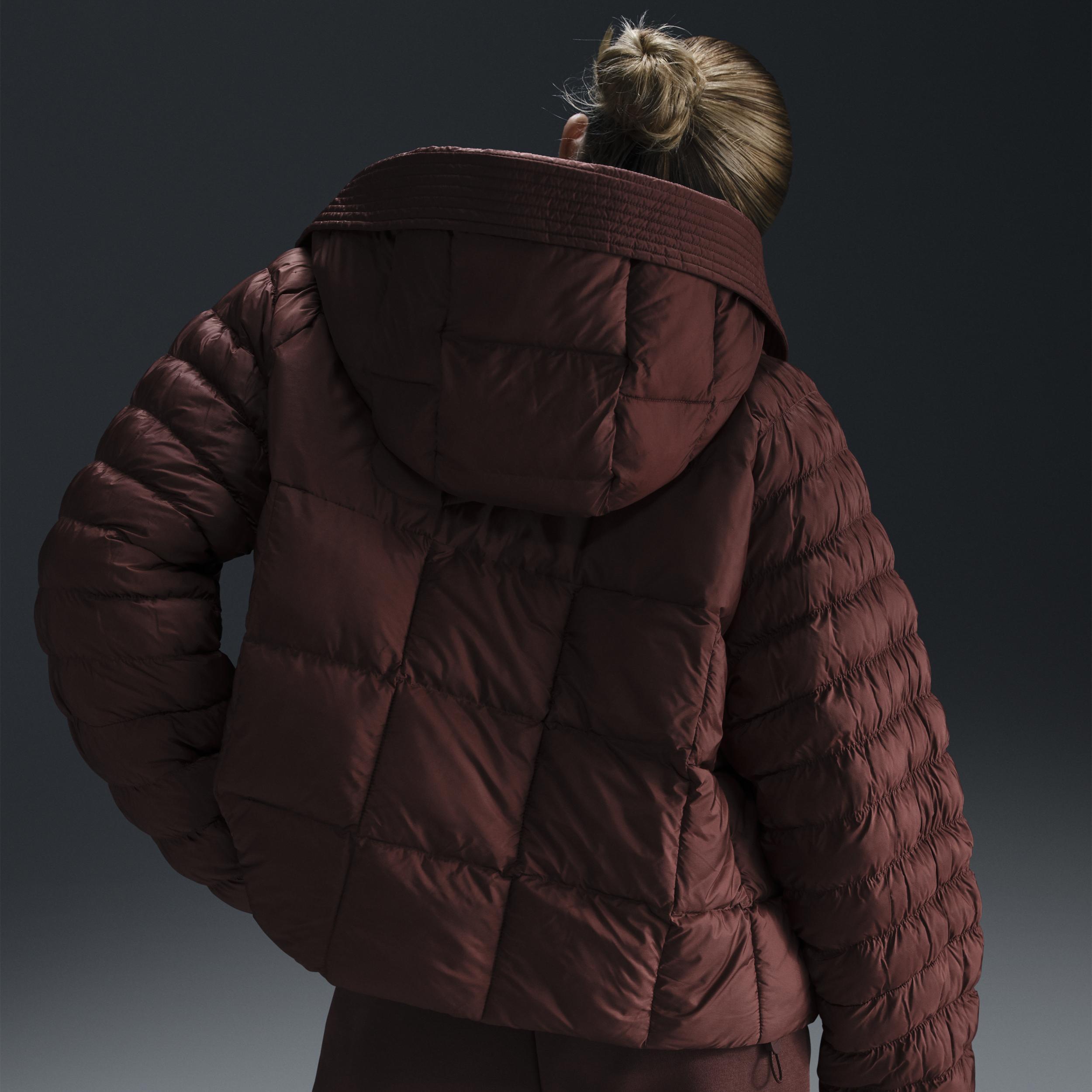 Women's Nike Sportswear Swoosh Puffer PrimaLoftÂ® Therma-FIT Oversized Hooded Jacket Product Image