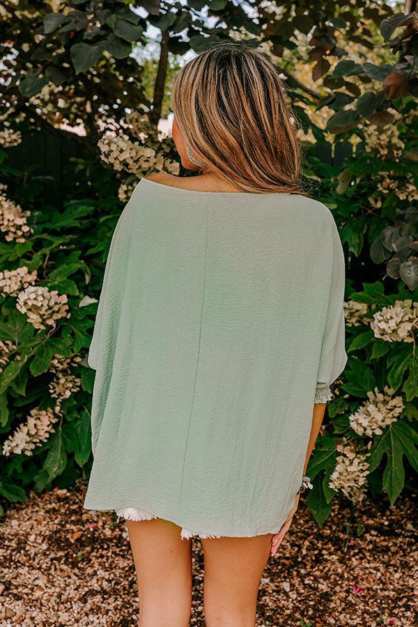 Appreciate You Shift Top in Sea Glass Product Image