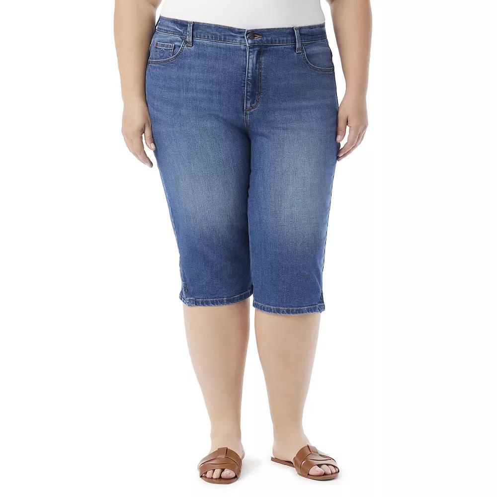Plus Size Gloria Vanderbilt Amanda Skimmer Pants, Womens Product Image
