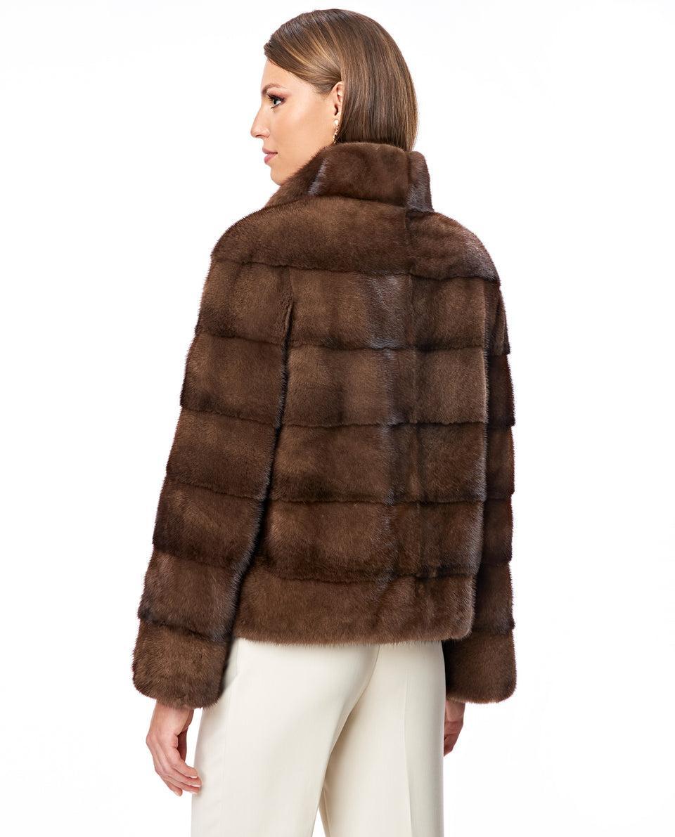 Horizontal Mink Jacket Product Image