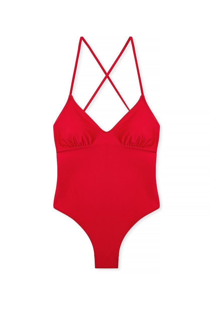 Lacing Back Swimsuit Product Image