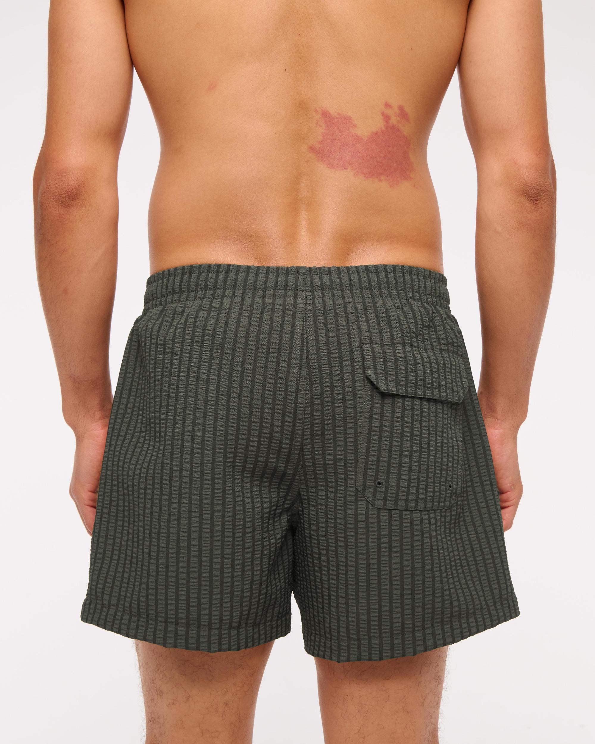 Pull-On Micro-Seersucker Swim Trunk Product Image