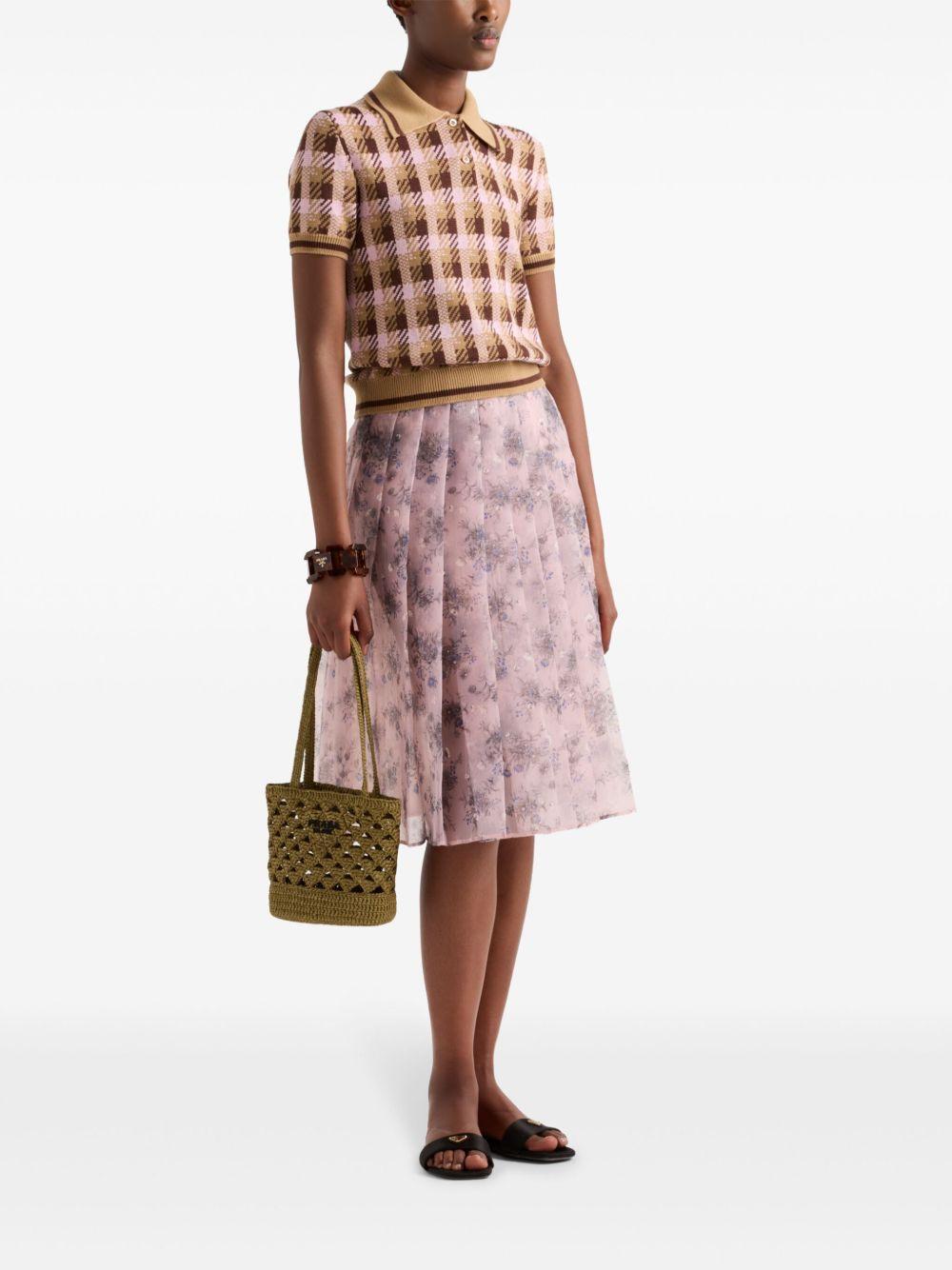 floral-print pleated skirt Product Image