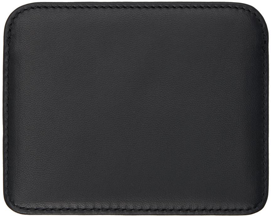 VIVIENNE WESTWOOD Black Half Moon Flat Card Holder In Aw24-n403 Product Image