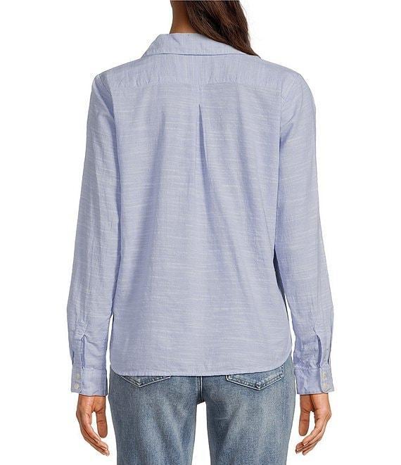 Aventura Devon Organic Cotton Collared Long Sleeve Top Product Image