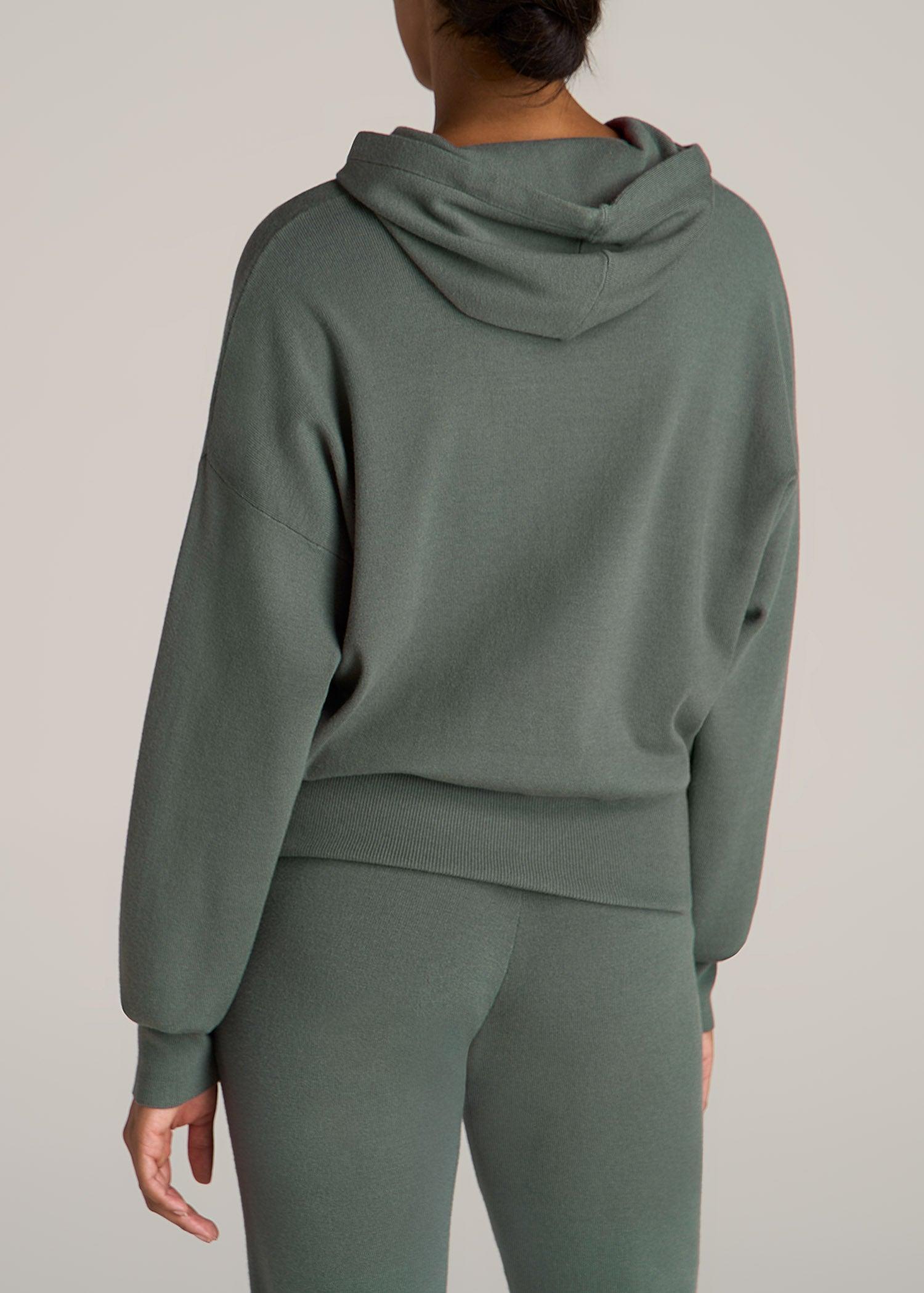 Women's Tall Lounge Hoodie in Malachite Green Female Product Image