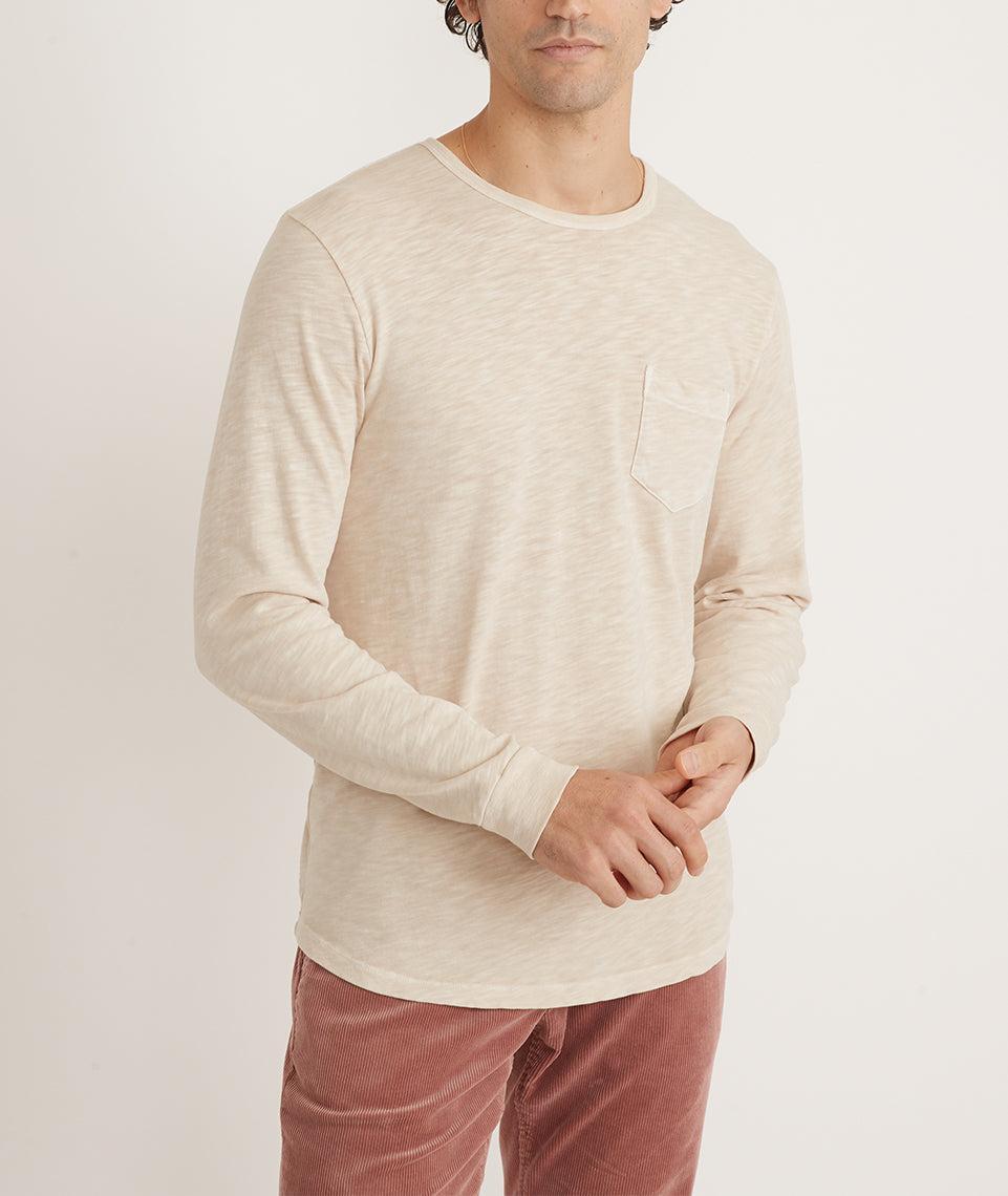 Vintage Heavy Slub Long Sleeve Pocket Tee Product Image