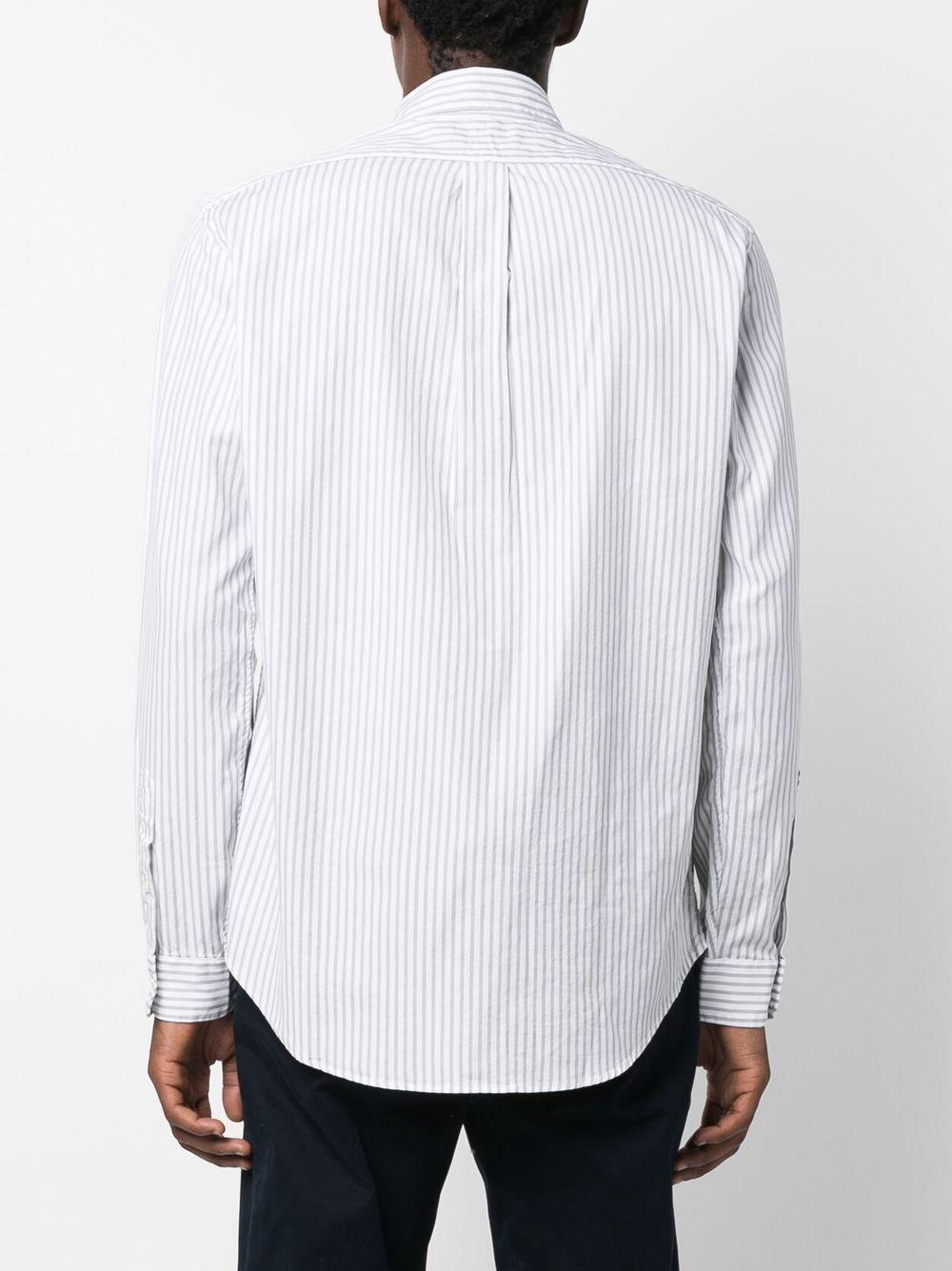 striped button-down shirt Product Image