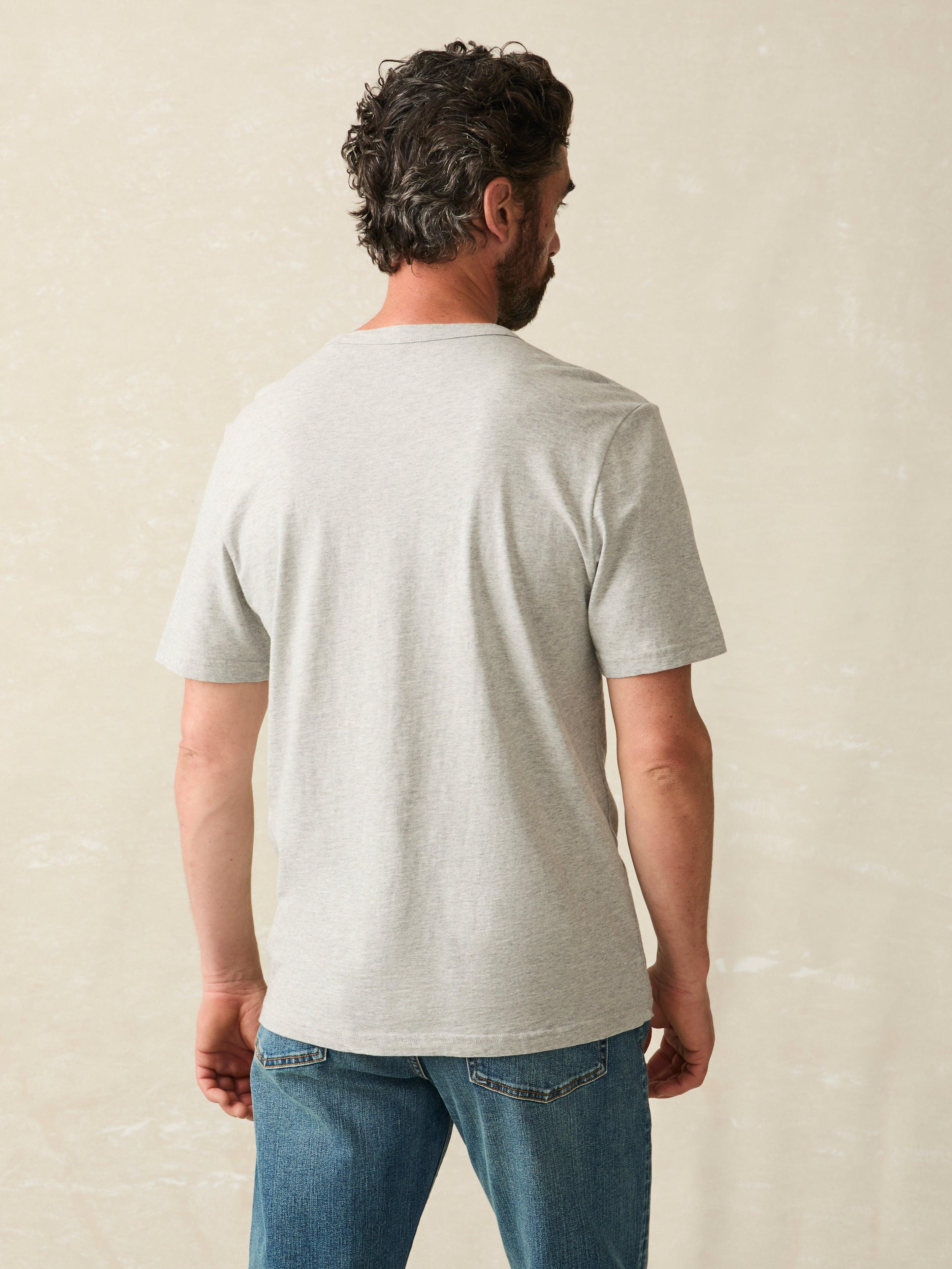 Sunwashed Tee - Heather Grey Male Product Image