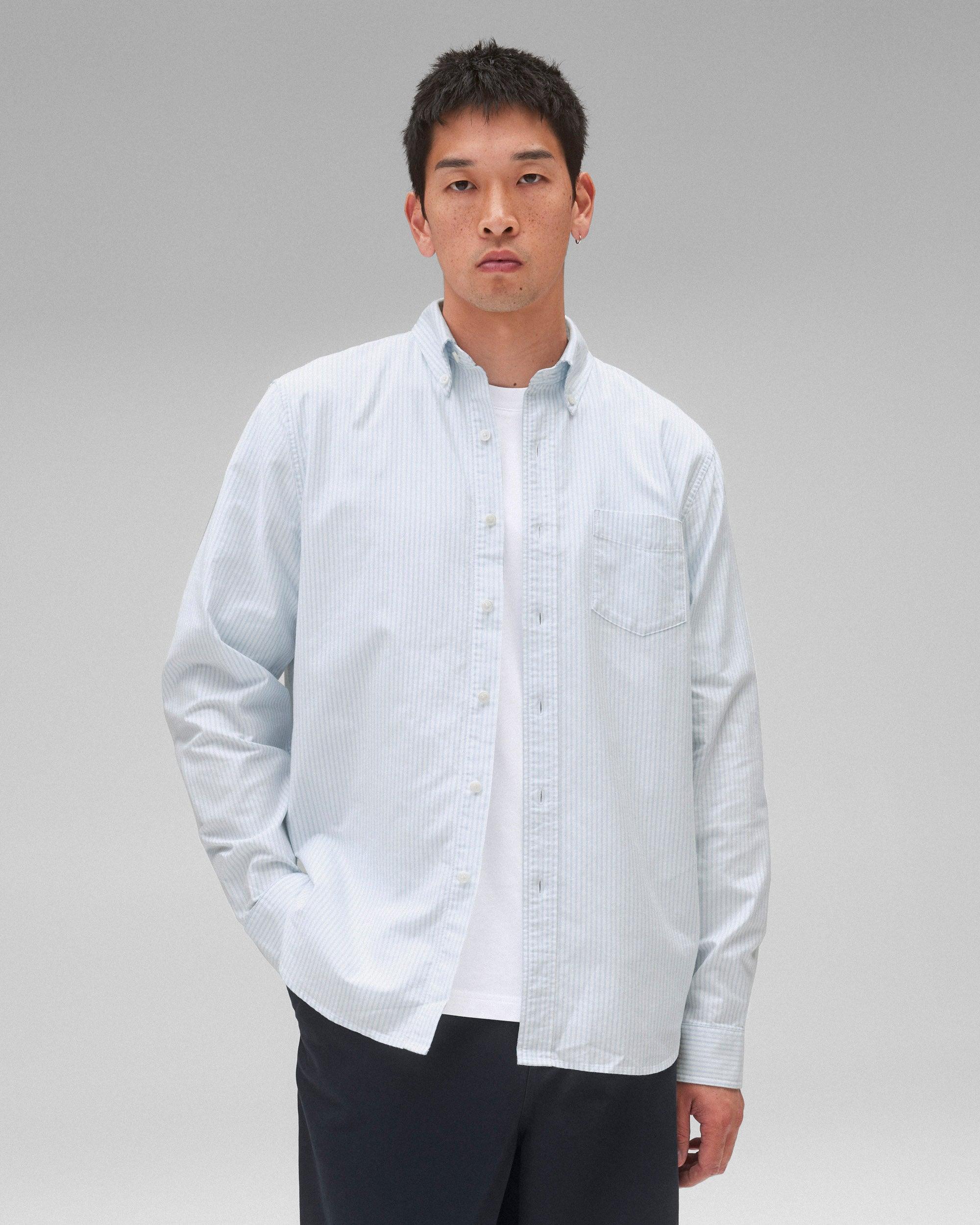 Cotton Oxford Windsor Standard Shirt Male Product Image