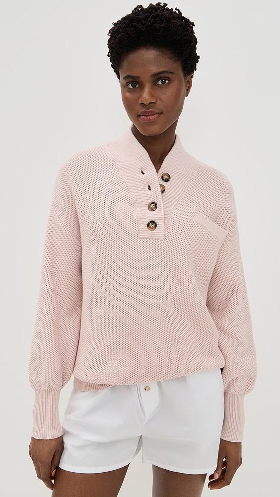 Lunya Cozy Cotton Silk Pocket Henley | Shopbop Product Image