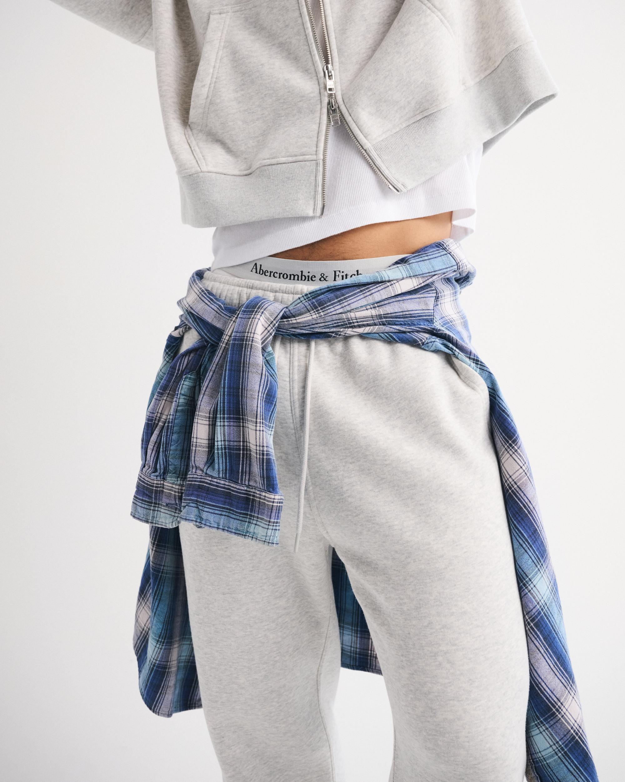 Cropped Essential Full-Zip Hoodie Product Image