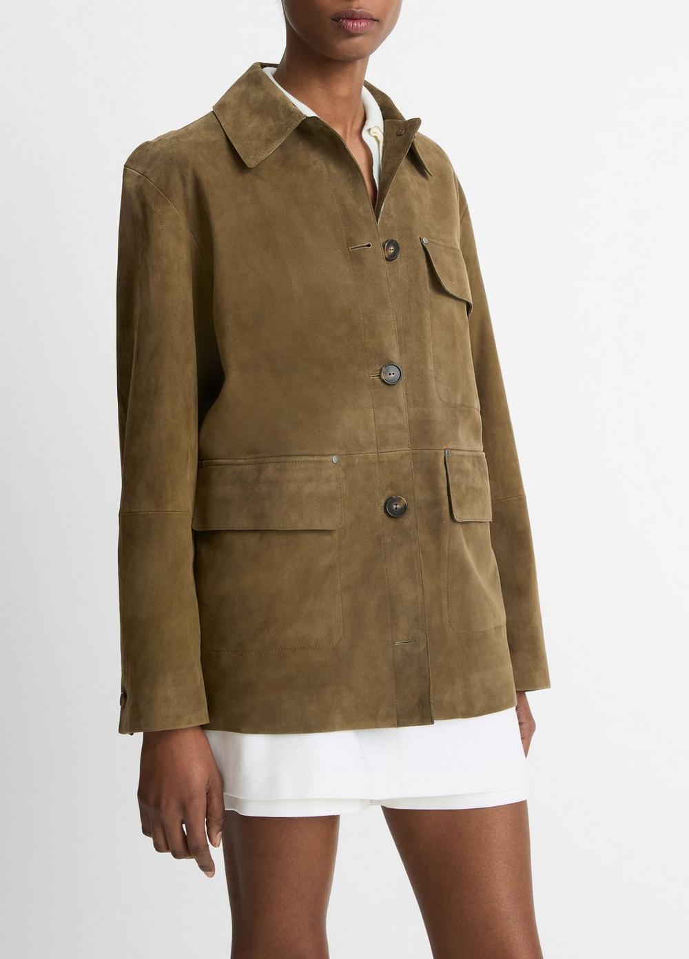 Suede Oversized Jacket Product Image