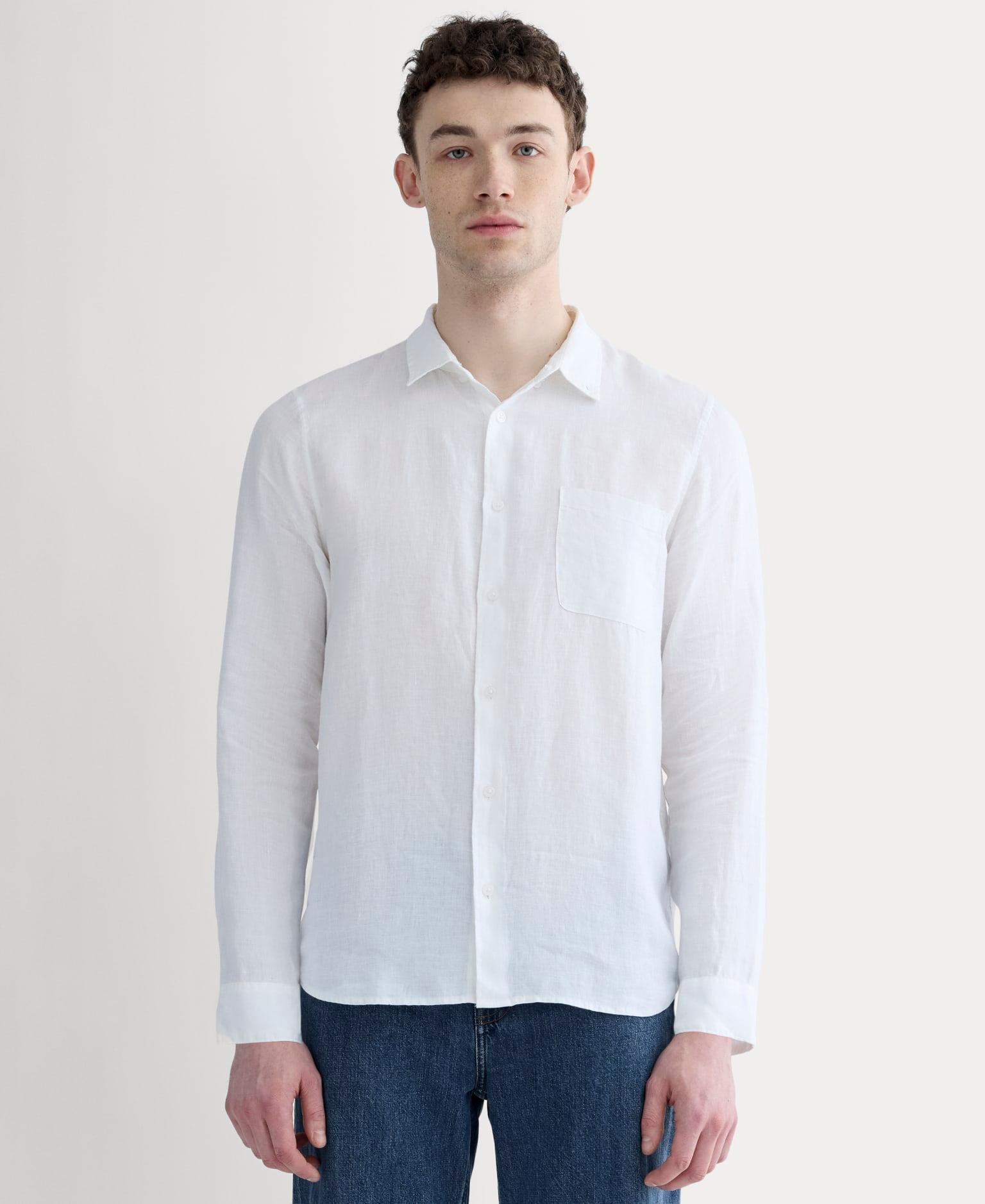 Mens Classic Shirt in Linen by Everlane Product Image