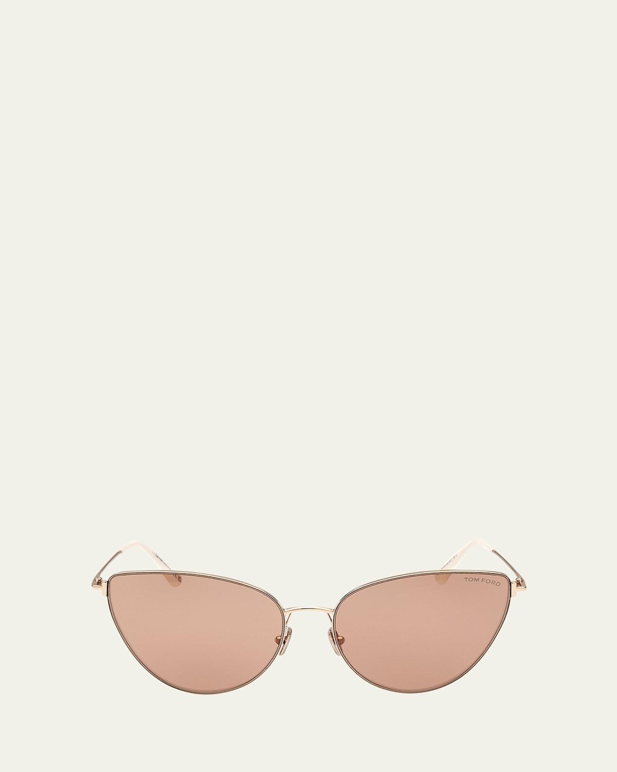 Anais Metal Cat-Eye Sunglasses Product Image