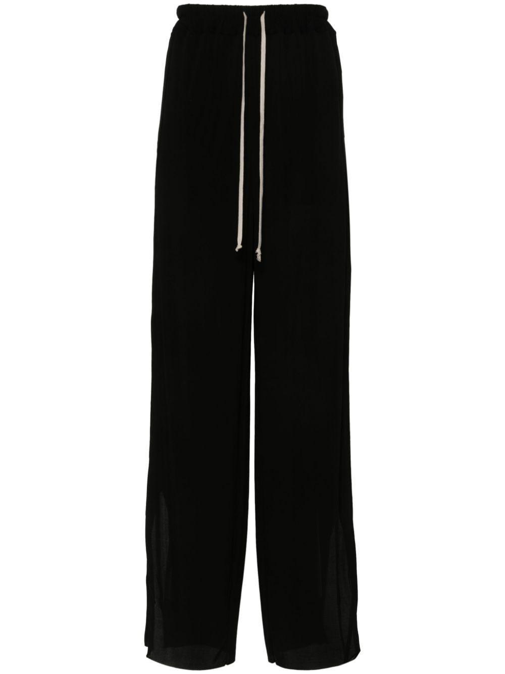 RICK OWENS Wide-leg Trousers In Black Product Image