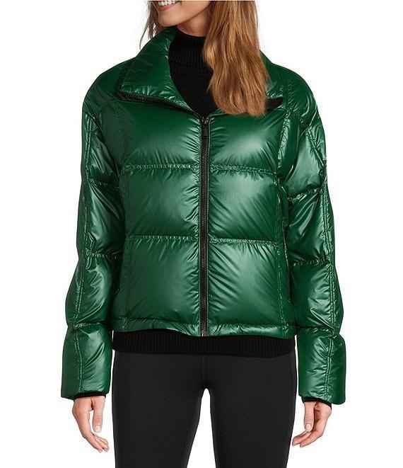 Antonio Melani Stand Collar Front Zip Ski Puffer Jacket Product Image
