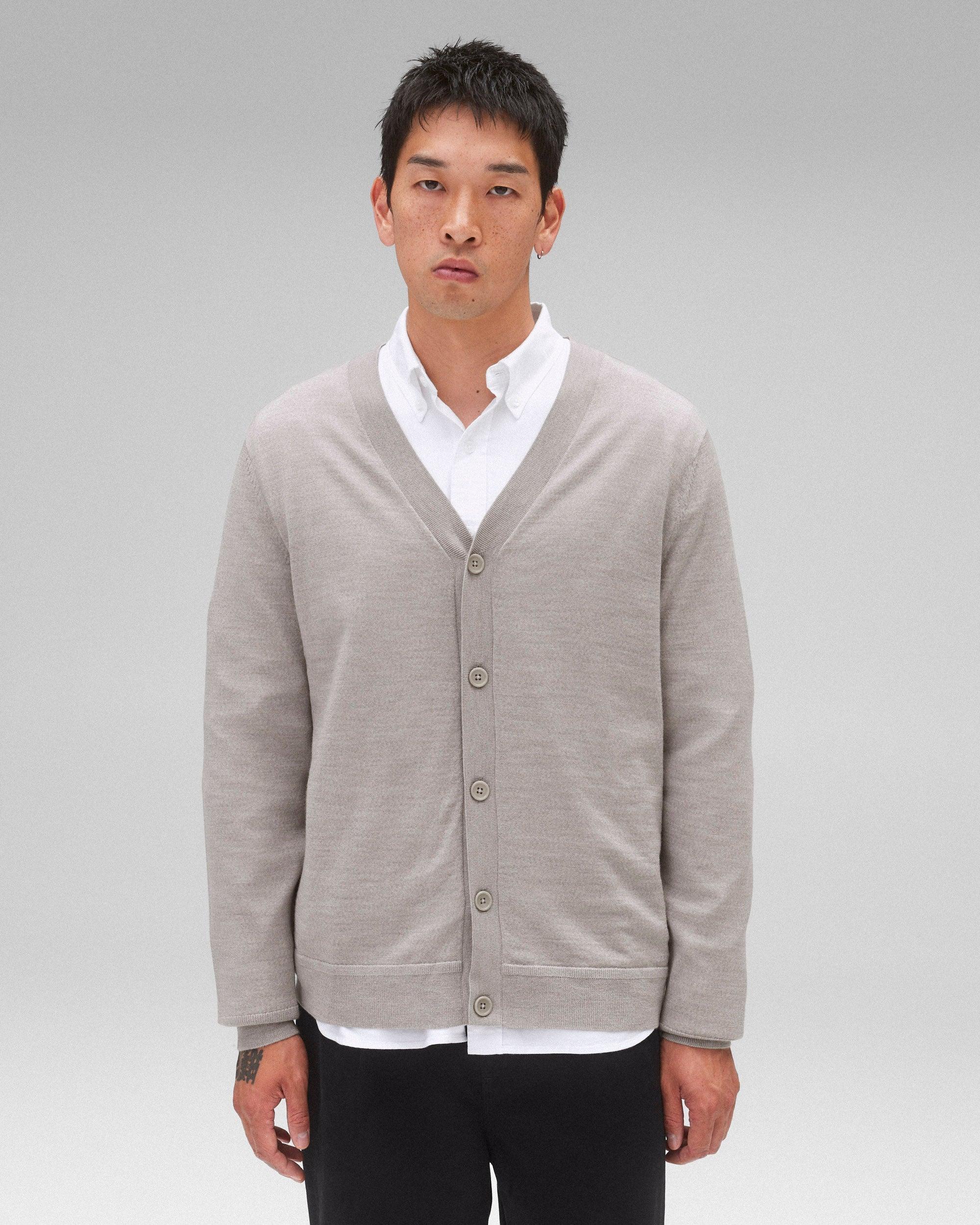 Lightweight Merino Harry Cardigan Male Product Image