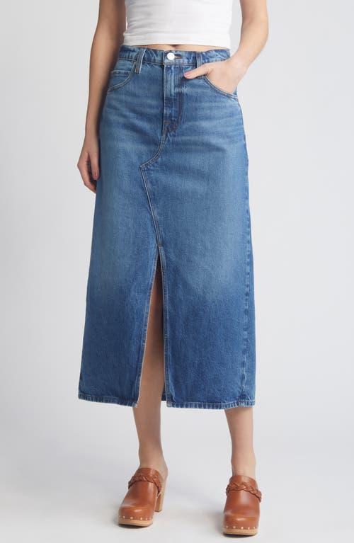 Womens The Midaxi Denim Skirt Product Image