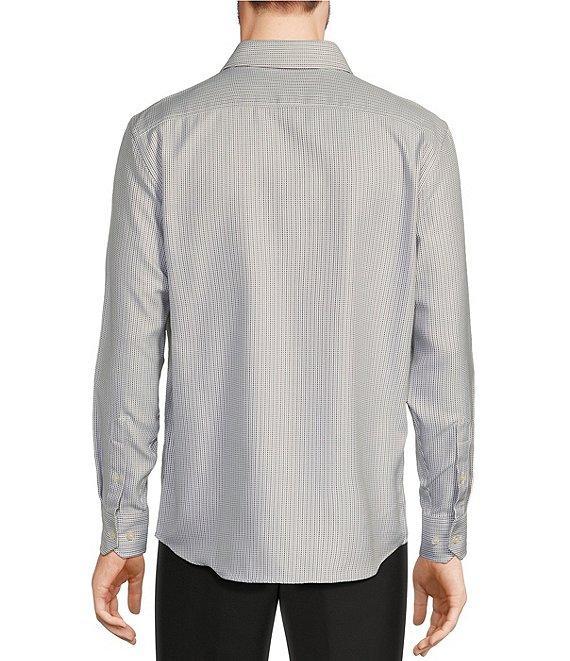 Murano Big & Tall Slim Fit Geometric Dobby Long Sleeve Woven Shirt Product Image