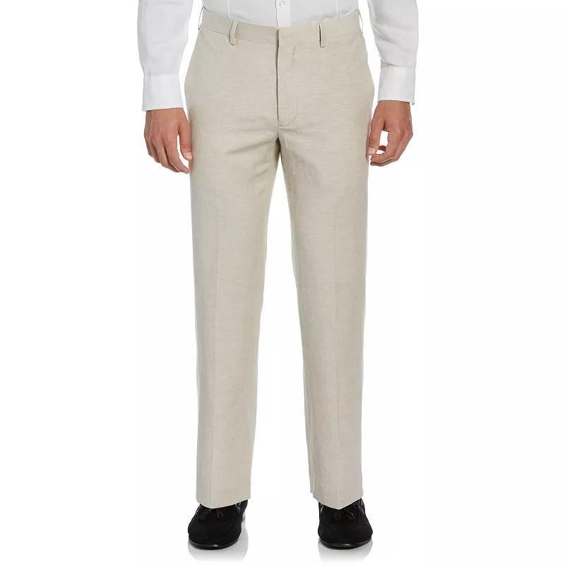 Men's Cubavera Classic-Fit Linen-Blend Flat-Front Suit Pants, Size: 34 X 32, White Product Image