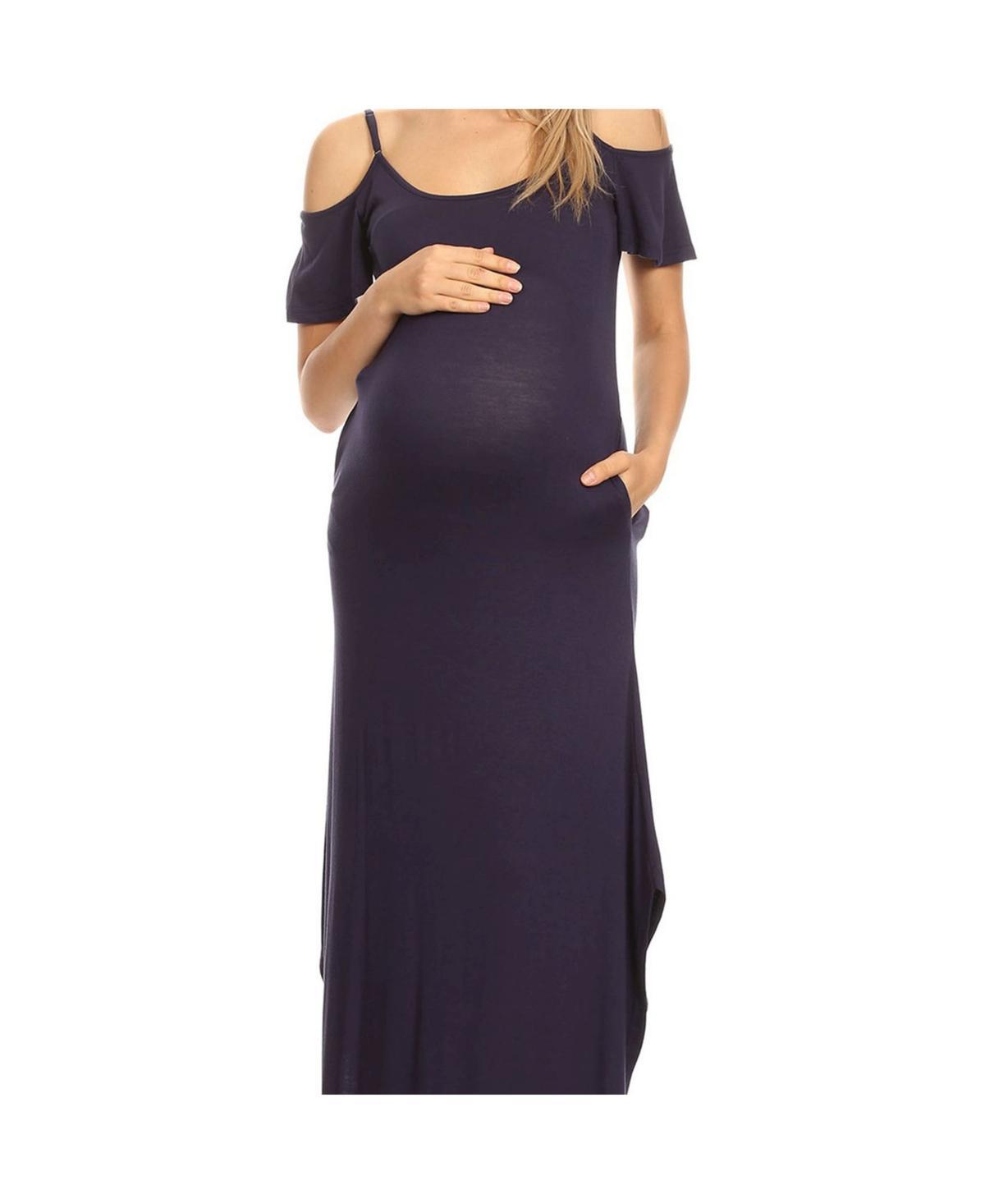 White Mark Maternity Lexi Maxi Dress Product Image