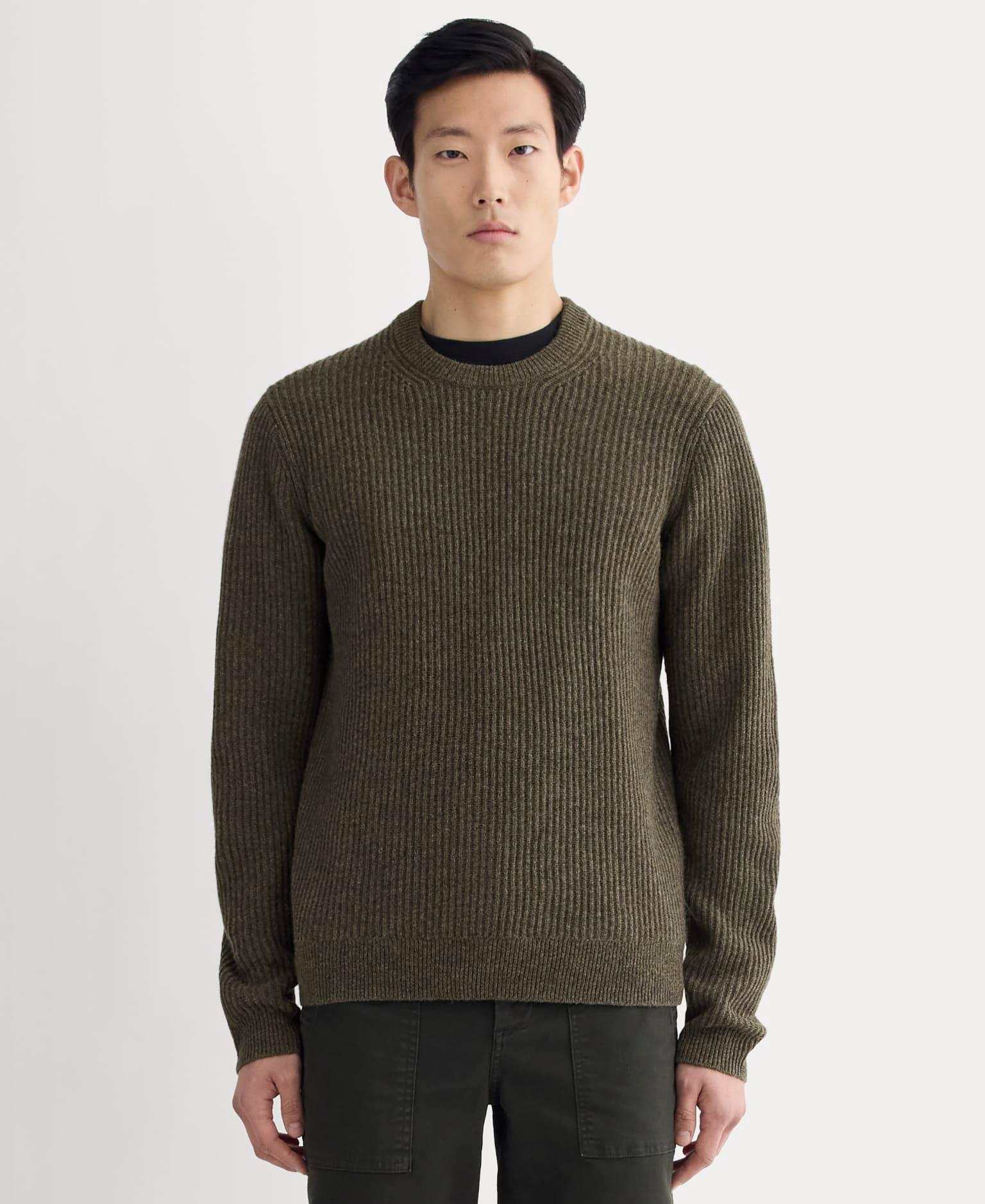 Mens Fisherman Crew in Wool Cashmere Sweater by Everlane Product Image
