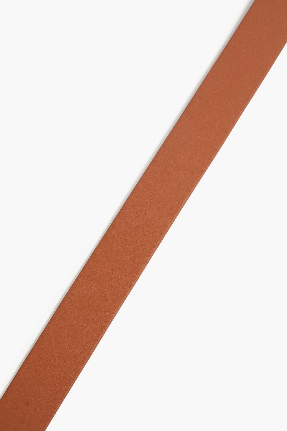 Leather Belt In Light Brown Product Image