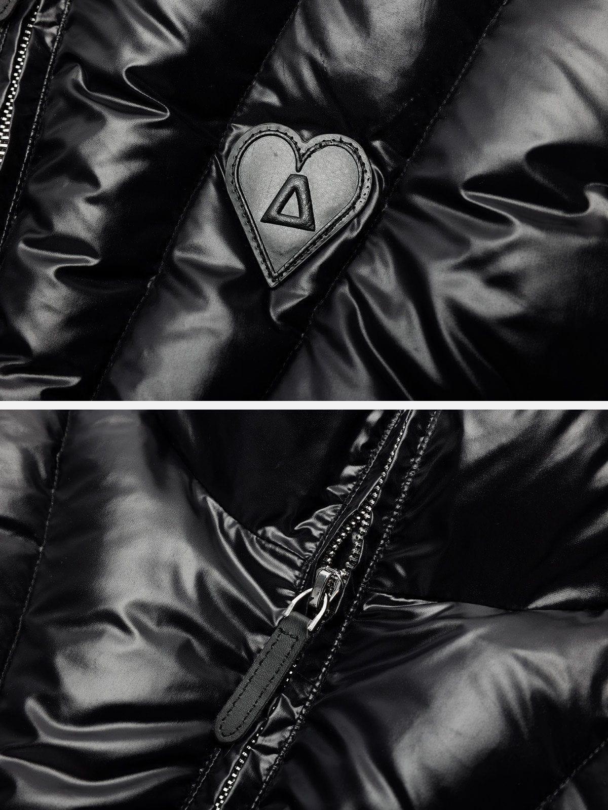 Aelfric Eden Solid Cropped Puffer Down Coat Product Image